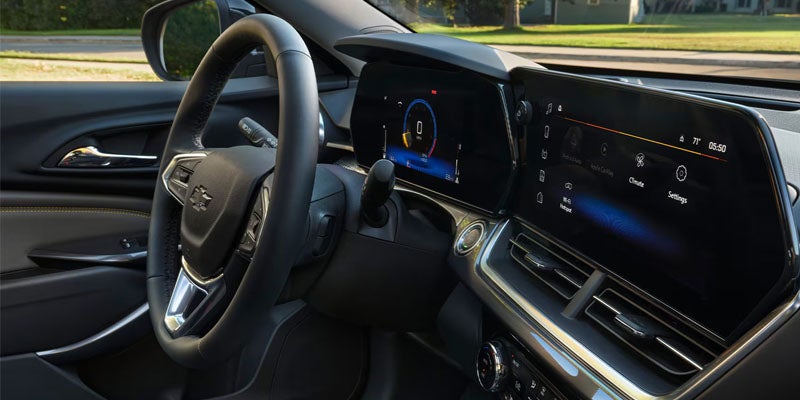 "2026 Chevrolet Trax interior featuring the digital dashboard and advanced infotainment system.