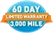 60 Day Warranty