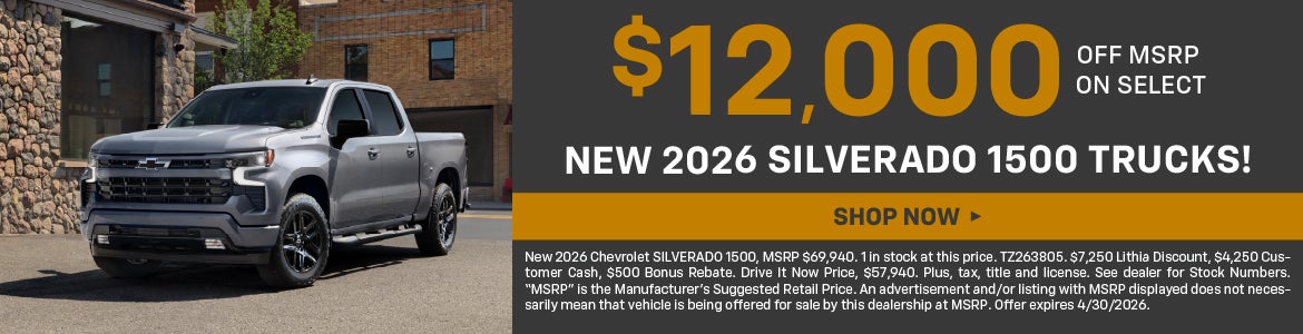$12000 off Silverado